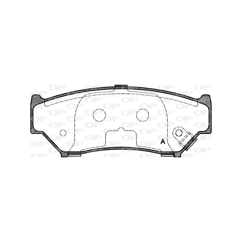 BRAKE PADS OPEN PARTS 1PCS 