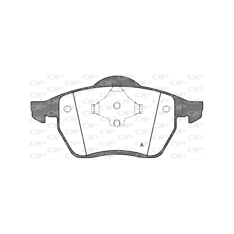 BRAKE PADS OPEN PARTS 1PCS 