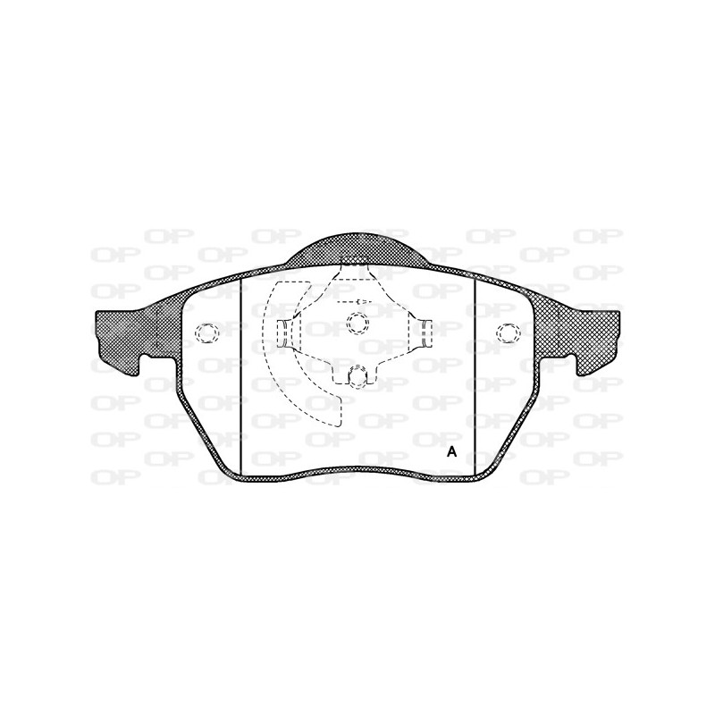 BRAKE PADS OPEN PARTS 1PCS 