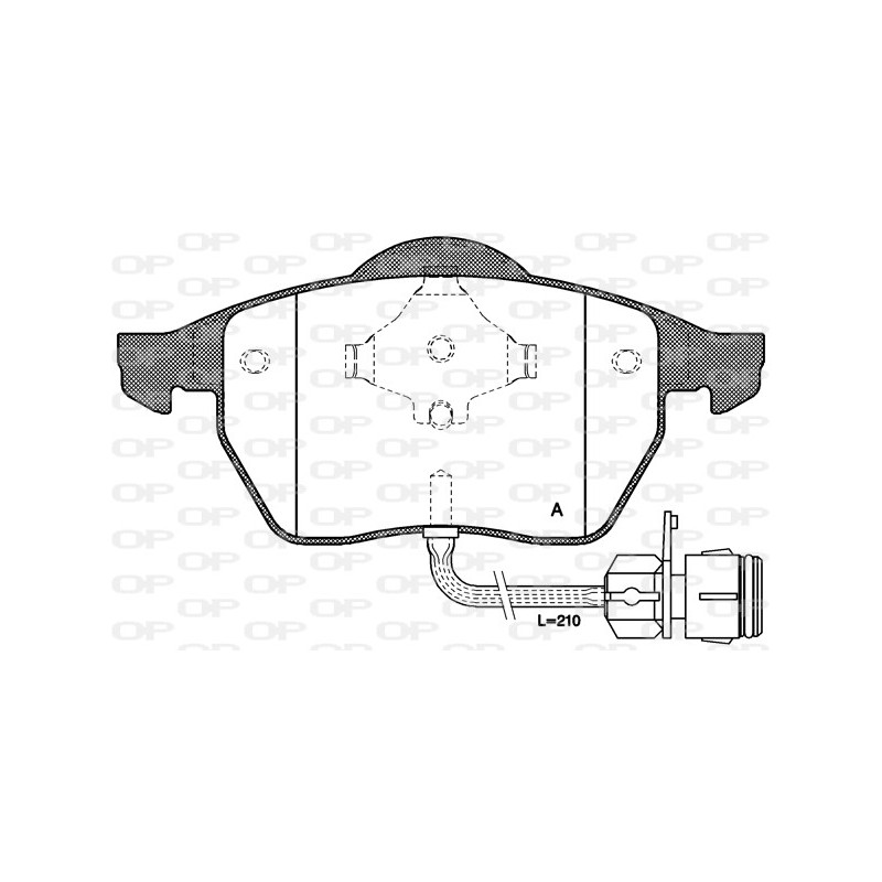 BRAKE PADS OP *ESAURIM 1PCS 