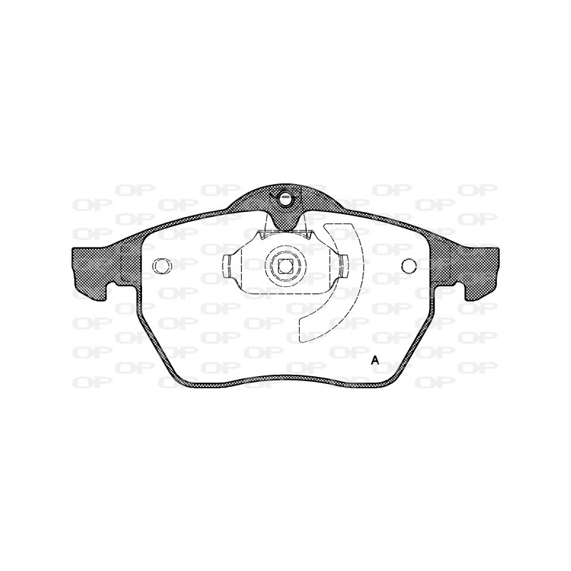 BRAKE PADS OPEN PARTS 1PCS 