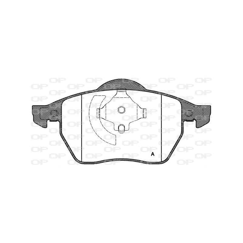 BRAKE PADS OPEN PARTS 1PCS 