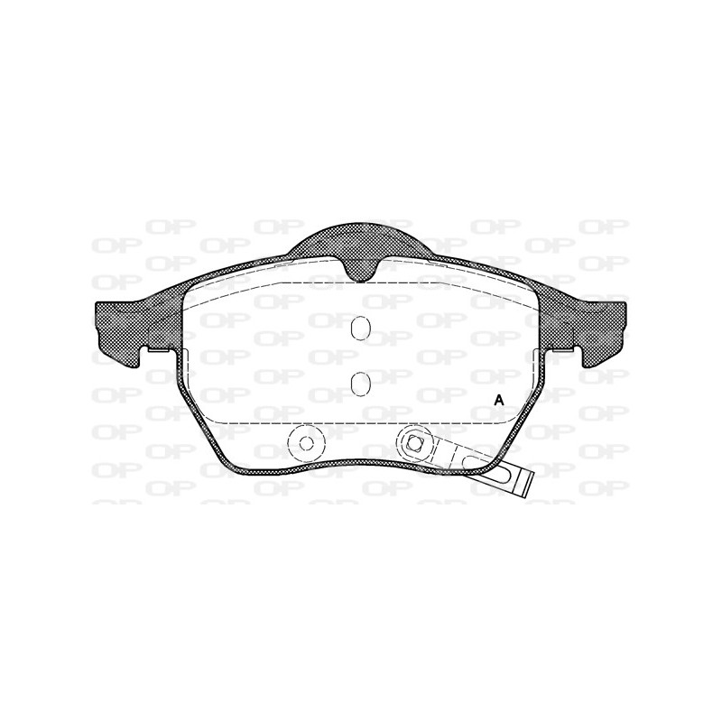 BRAKE PADS OPEN PARTS 1PCS 