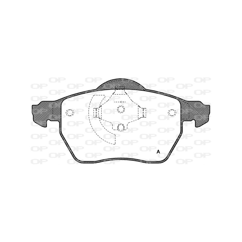 BRAKE PADS OPEN PARTS 1PCS *ESAURIM 