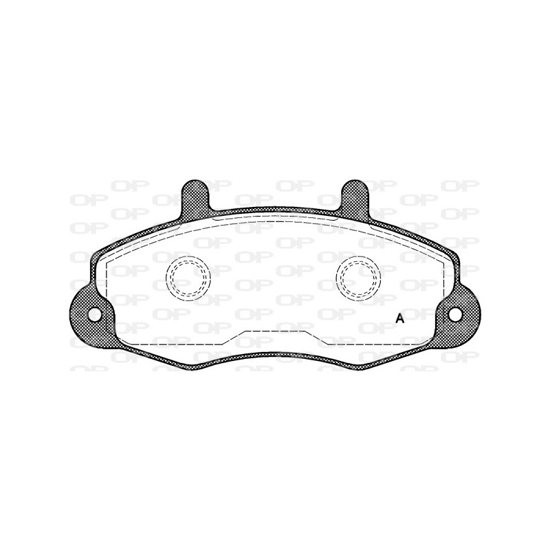 BRAKE PADS OPEN PARTS 1PCS 