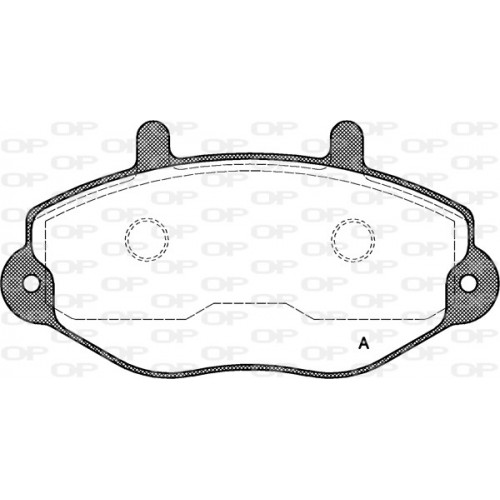 BRAKE PADS OPEN PARTS 1PCS ... 