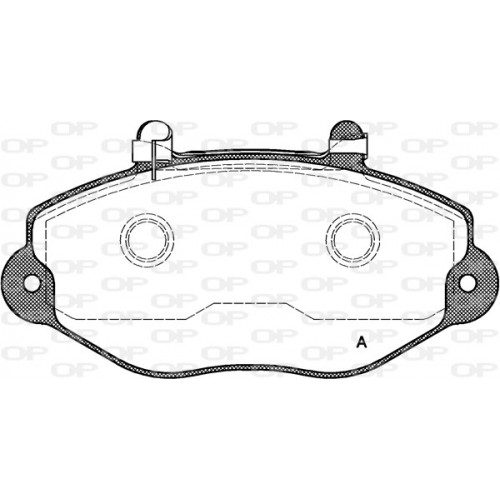 BRAKE PADS OPEN PARTS 1PCS ... 