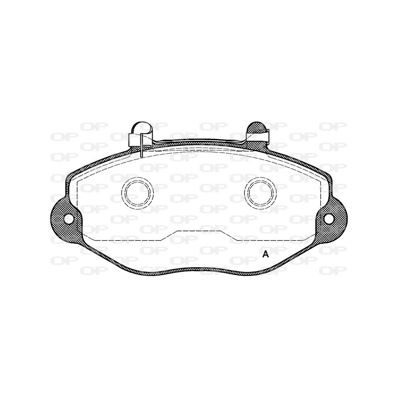 BRAKE PADS OPEN PARTS 1PCS ... 