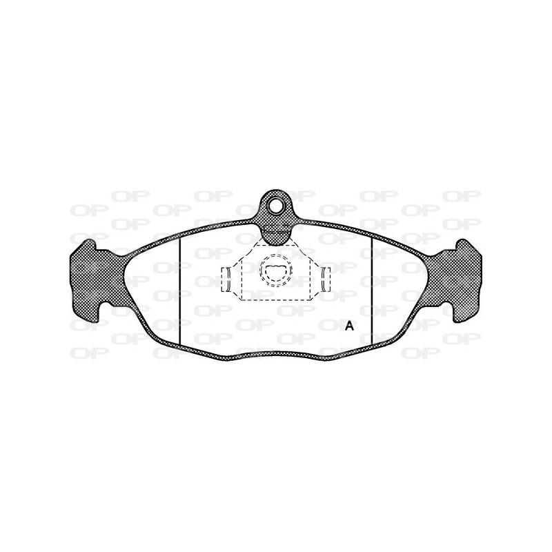 BRAKE PADS OPEN PARTS 1PCS 