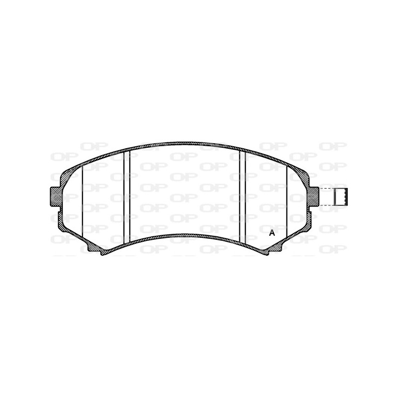 BRAKE PADS OPEN PARTS 1PCS 