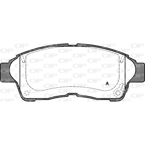 BRAKE PADS OPEN PARTS 1PCS 