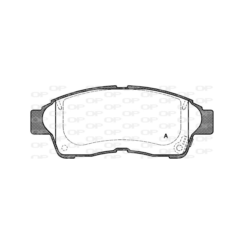 BRAKE PADS OPEN PARTS 1PCS 