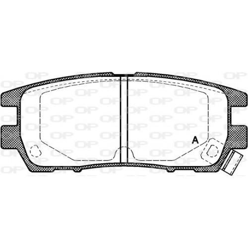 BRAKE PADS OPEN PARTS 1PCS 