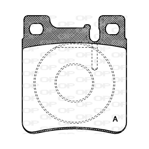 BRAKE PADS OPEN PARTS 1PCS 