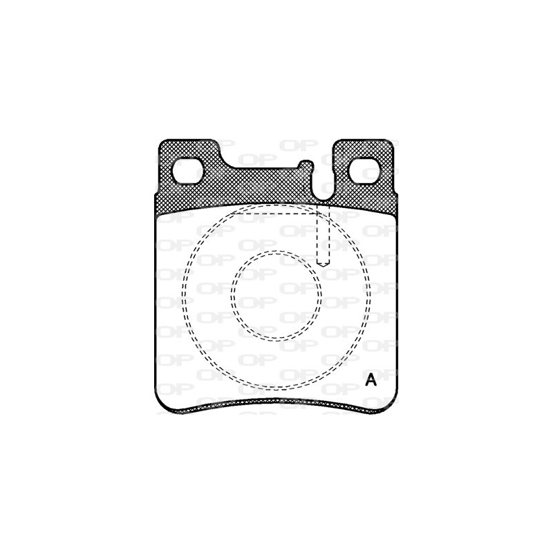 BRAKE PADS OPEN PARTS 1PCS 