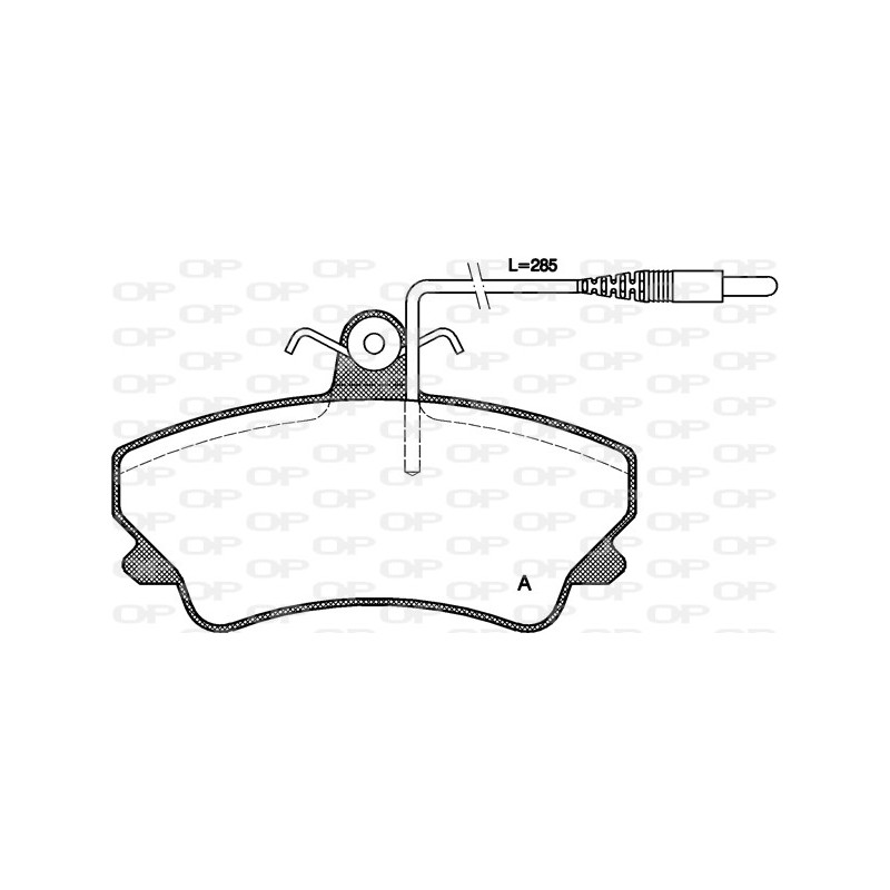 BRAKE PADS OP *ESAURIM 1PCS 