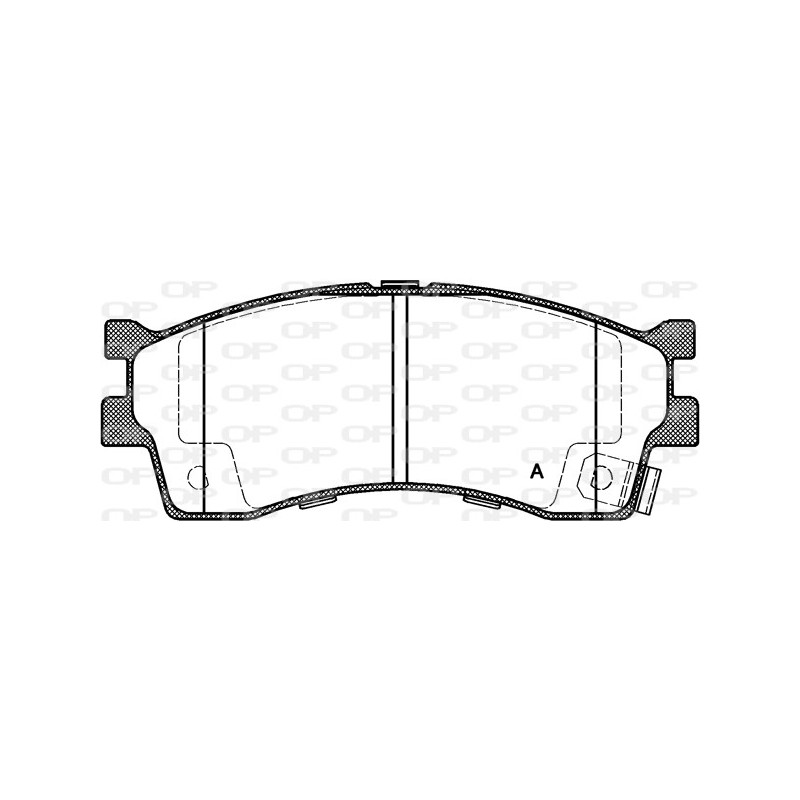 BRAKE PADS OPEN PARTS 1PCS 