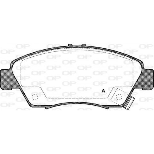 BRAKE PADS OPEN PARTS 1PCS 