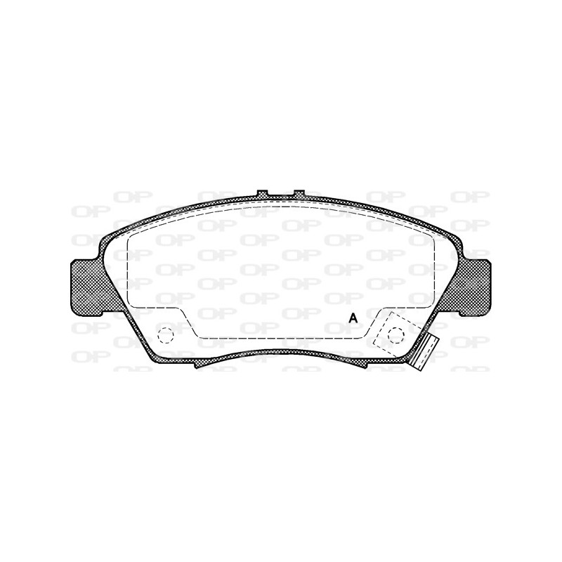 BRAKE PADS OPEN PARTS 1PCS 