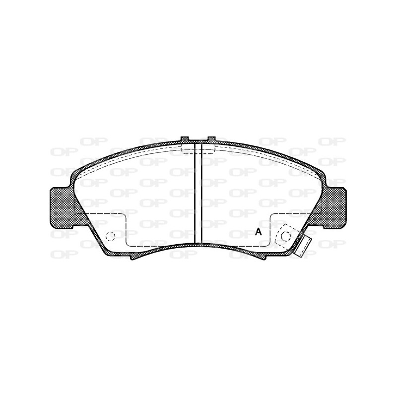 BRAKE PADS OPEN PARTS 1PCS 