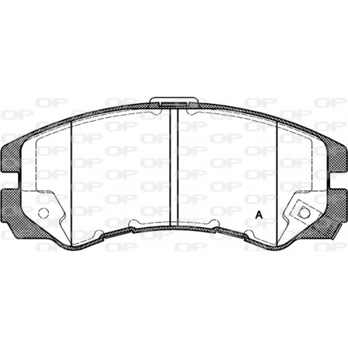 BRAKE PADS OPEN PARTS 1PCS 