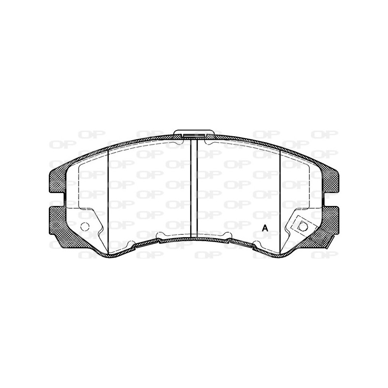 BRAKE PADS OPEN PARTS 1PCS 