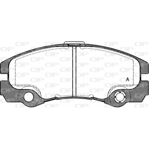 BRAKE PADS OPEN PARTS 1PCS 