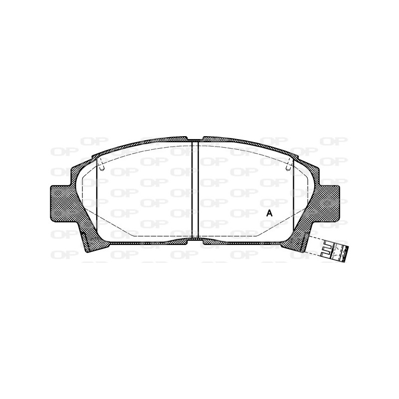 BRAKE PADS OPEN PARTS 1PCS *ESAURIM 