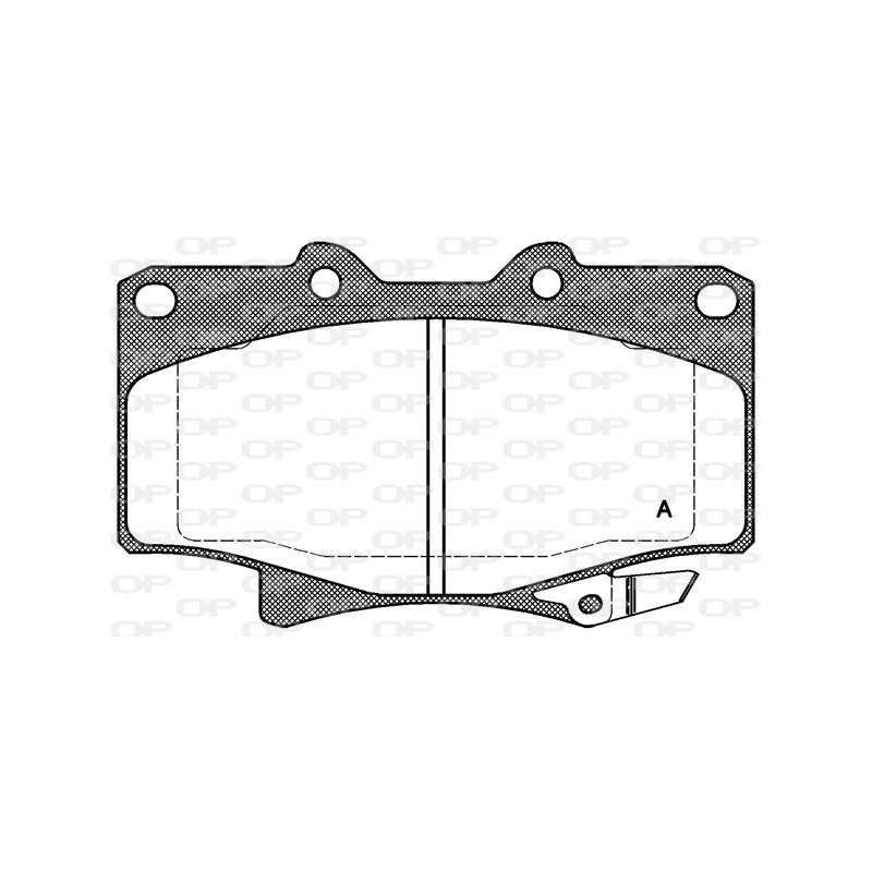 BRAKE PADS OP *ESAURIM 1PCS 