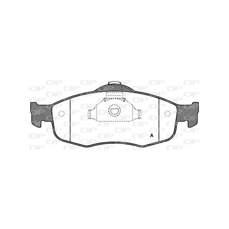 BRAKE PADS OPEN PARTS 1PCS 