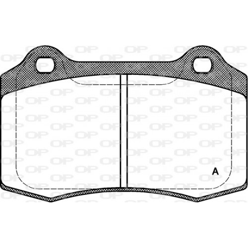 BRAKE PADS OPEN PARTS 1PCS 