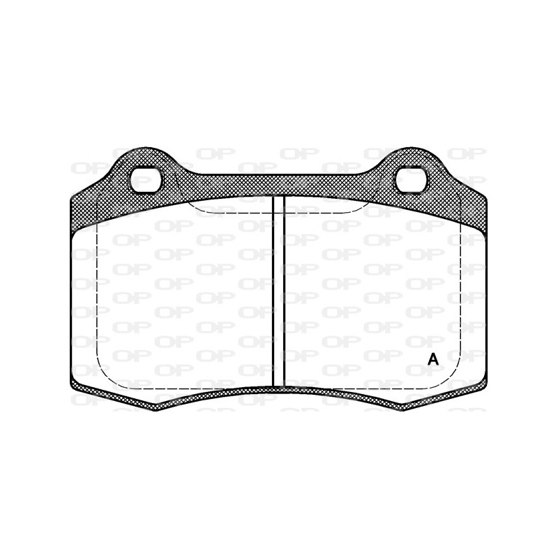 BRAKE PADS OPEN PARTS 1PCS 