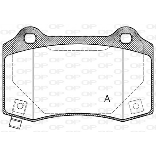 BRAKE PADS OPEN PARTS 1PCS 