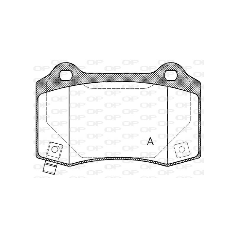 BRAKE PADS OPEN PARTS 1PCS 