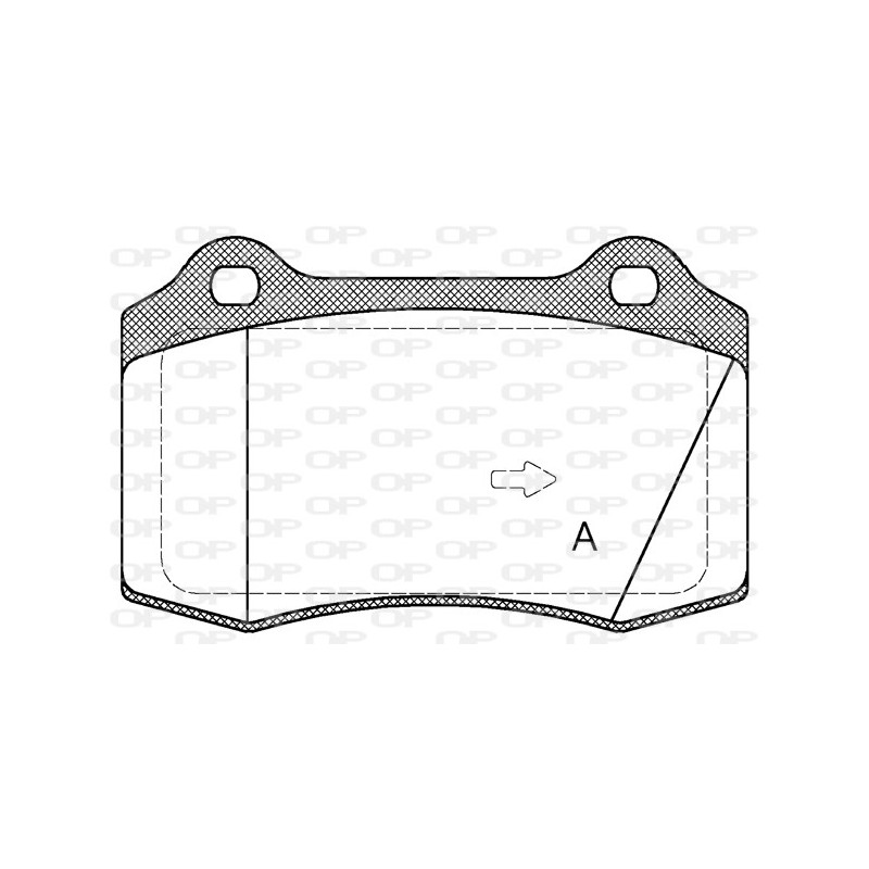 BRAKE PADS OP *ESAURIM 1PCS 