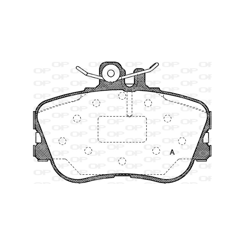 BRAKE PADS OPEN PARTS 1PCS 