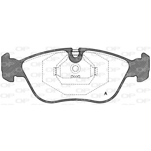 BRAKE PADS OPEN PARTS 1PCS 