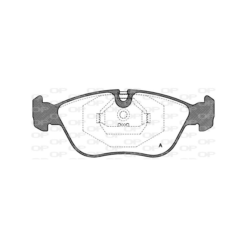 BRAKE PADS OPEN PARTS 1PCS 