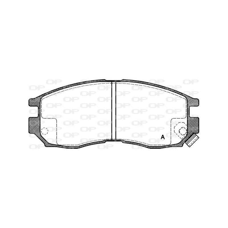 BRAKE PADS OPEN PARTS 1PCS *ESAURIM 