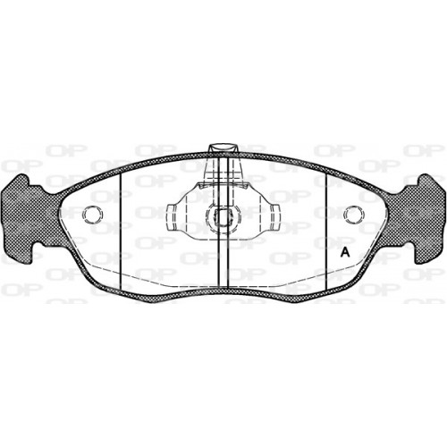 BRAKE PADS OPEN PARTS 1PCS 