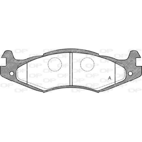 BRAKE PADS OP *ESAURIM 1PCS 