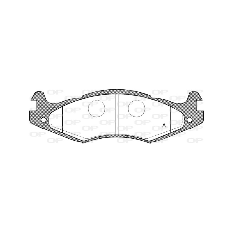 BRAKE PADS OP *ESAURIM 1PCS 