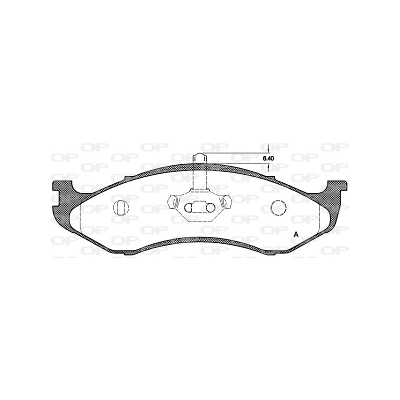 BRAKE PADS OPEN PARTS 1PCS ... 