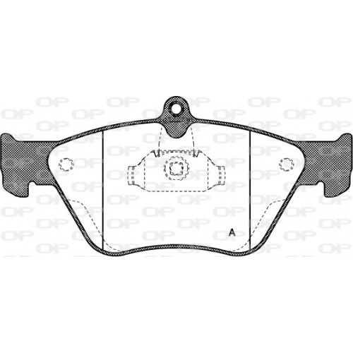 BRAKE PADS OPEN PARTS 1PCS *ESAURIM 