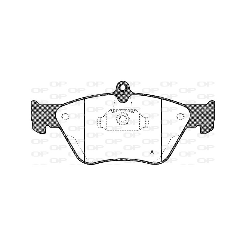 BRAKE PADS OPEN PARTS 1PCS *ESAURIM 