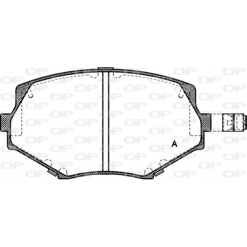 BRAKE PADS OPEN PARTS 1PCS ... 