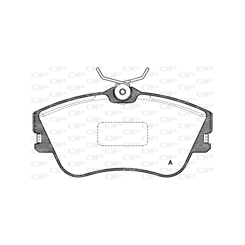 BRAKE PADS OPEN PARTS 1PCS 