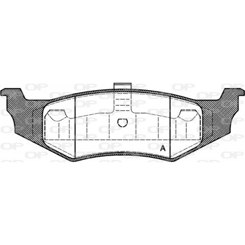 BRAKE PADS OPEN PARTS 1PCS ... 