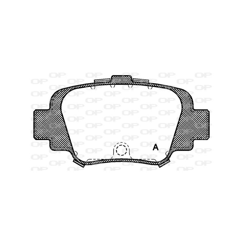 BRAKE PADS OPEN PARTS 1PCS ... 