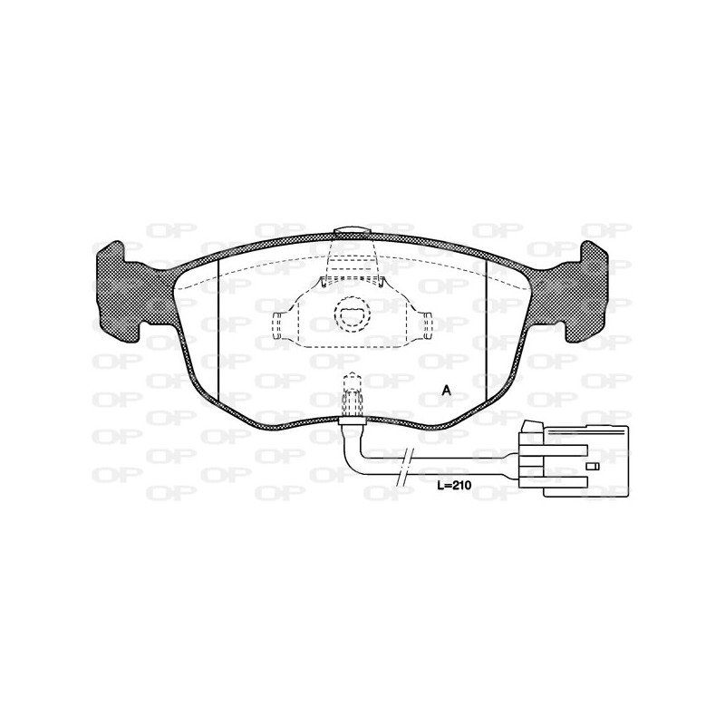 BRAKE PADS OP *ESAURIM 1PCS 